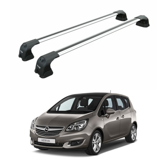 БАГАЖНИК ЗА Opel Meriva 5d MPV (B - fixpoint) (2010-->2018) AERO BAR