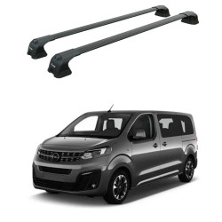 БАГАЖНИК ЗА Opel / Vauxhall Zafira Life L1/L2/L3 (S/M/L - 3,4,5 fixpoint) (2019-->) AERO BAR BLACK