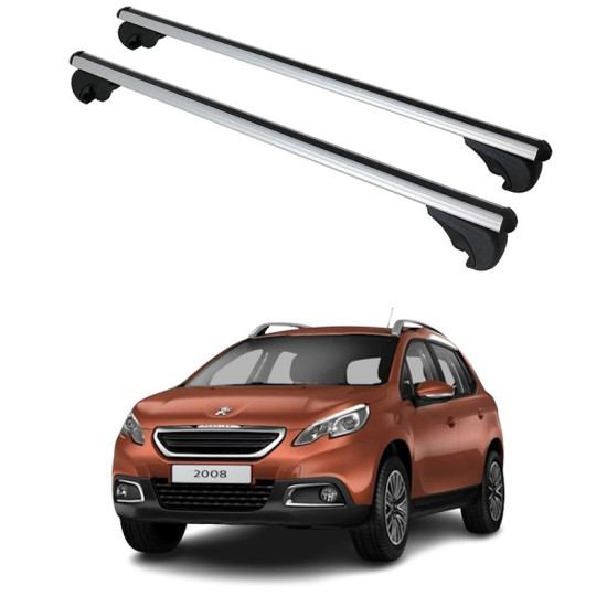 БАГАЖНИК ЗА Peugeot 2008 5d (I - railing) (2013-->2019) ALU REILING
