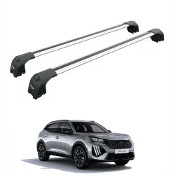 Багажник за Peugeot 2008 5d (II - integrated railing) (2019-->) AERO BAR