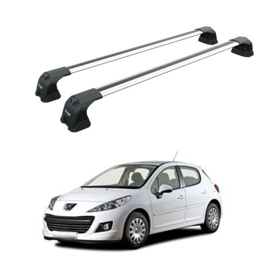 БАГАЖНИК ЗА Peugeot 207 5d/3d (fixpoint) (2006-->2012) AERO BAR
