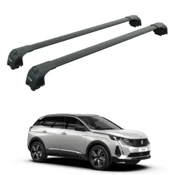 Багажник за Peugeot 3008 5d (II/P84 - integrated railing) (2016-->2023) AERO BAR BLACK