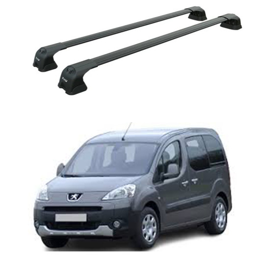 БАГАЖНИК ЗА Peugeot Partner (II) (2008-->2018) AERO BAR BLACK