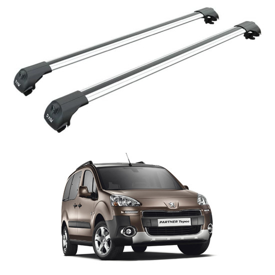 БАГАЖНИК ЗА Peugeot Partner Tepee (II - railing) (2008-->2018) AERO BAR