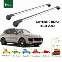 Багажник за Porsche Cayenne 5-dr SUV (92A - railing) (2010-2017) AERO BAR