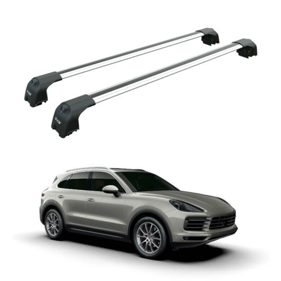 Багажник за Porsche Cayenne 5-dr SUV (9T0 - integrated railing) (2018-2024) AERO BAR