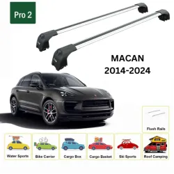 Багажник за PORSCHE MACAN SUV 5d. (integrated railing 2014-->) AERO BAR
