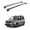 БАГАЖНИК ЗА Renault Kangoo (III - railing) (2021-->) AERO BAR BLACK