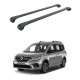 БАГАЖНИК ЗА Renault Kangoo (III - railing) (2021-->) AERO BAR BLACK