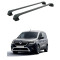 БАГАЖНИК ЗА Renault Kangoo/Kangoo Maxi (III - rear doors) (2021-->) AERO BAR BLACK
