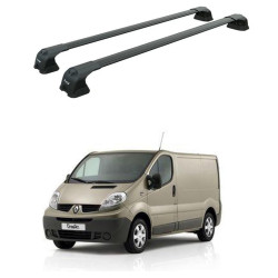 БАГАЖНИК ЗА Renault Trafic L1H1/L2H1 (II/X83) (2001-->2014) AERO BAR BLACK