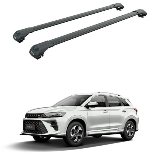 Багажник за SWM G01 F 5d SUV (railing) (2025-->) AERO BAR BLACK