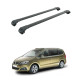 Багажник за Seat Alhambra 5d MPV (III - railing) (2015-->) AERO BAR BLACK