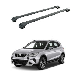 Багажник за Seat Arona 5d (railing) (2017-->) AERO BAR BLACK