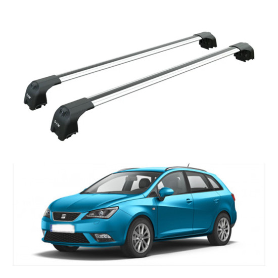 БАГАЖНИК ЗА Seat Ibiza ST (IV/6J - integrated railing) (2010-->2017) AERO BAR