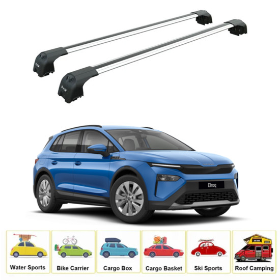 Багажник за Skoda Elroq 5d. SUV (integrated railing) (2025-->) AERO BAR