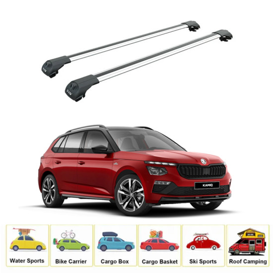 Багажник за Skoda Kamiq 5d (railing) (2019-->) AERO BAR
