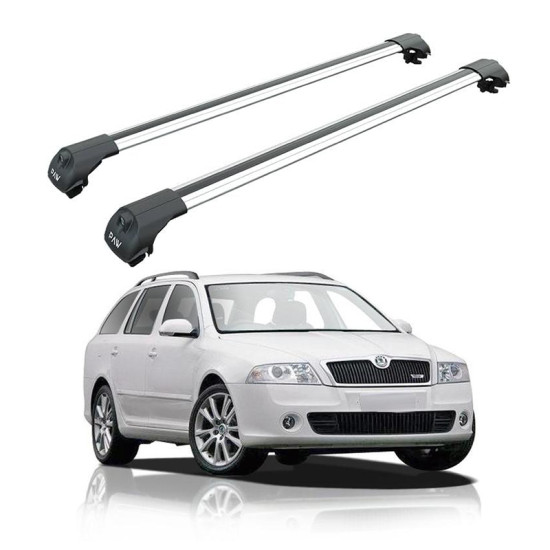 БАГАЖНИК ЗА Skoda Octavia Combi (I/1U-II/1Z - railing) (1998-->2005) (2004-->2012) AERO BAR