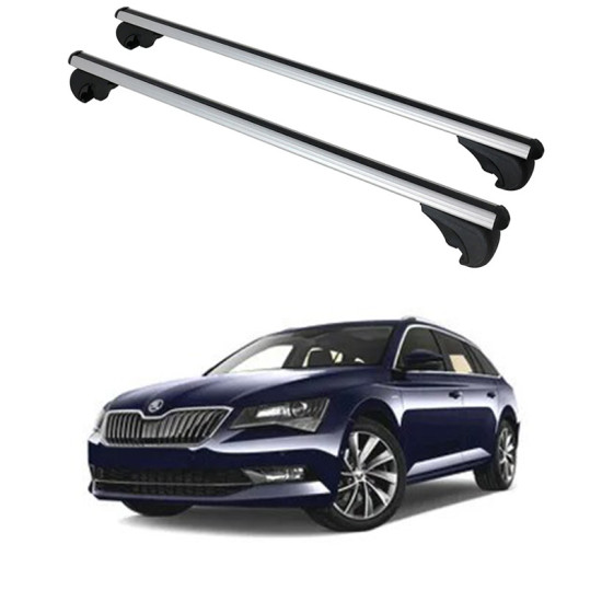 Багажник за Skoda Superb Combi (III/B8(3V) - railing) (2015-->2024) ALU REILING