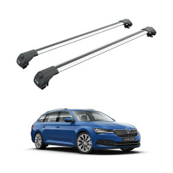 Багажник за Skoda Superb Combi (III/B8(3V) - railing) (2015-->2024) AERO BAR