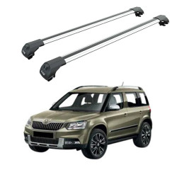 Багажник за Skoda Yeti 5d (II - railing) (2014-->) AERO BAR