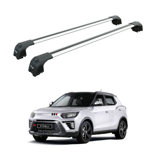 Багажник за Ssangyong / KGM Tivoli 5d (integrated railing) (2015-->) AERO BAR
