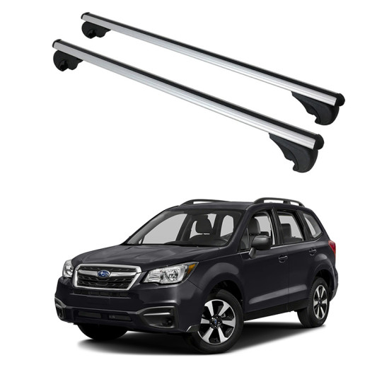 Багажник за Subaru Forester 5d (IV/SJ - railing) (2013-->2018) ALU REILING