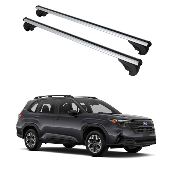 БАГАЖНИК ЗА SUBARU Forester 5d (VI/SL - railing) (2025-->) ALU REILING