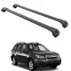 Багажник за Subaru Forester 5d (IV/SJ - railing) (2013-->2018) AERO BAR BLACK