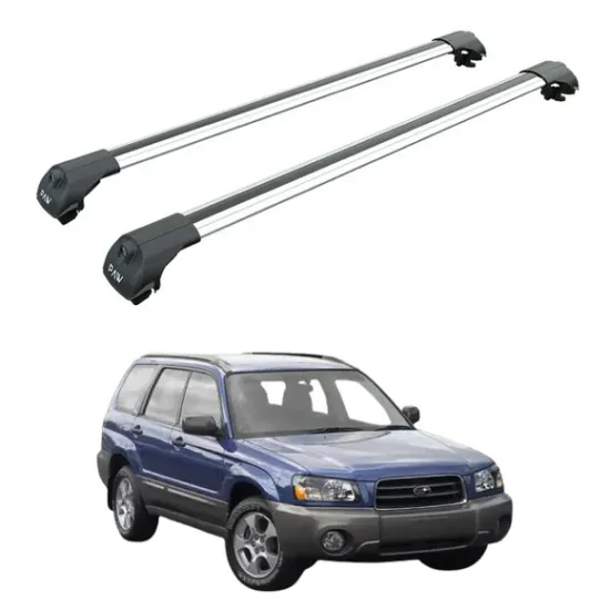 БАГАЖНИК ЗА Subaru Forester 5d (II/SG - integrated railing) (2002-->2008) AERO BAR