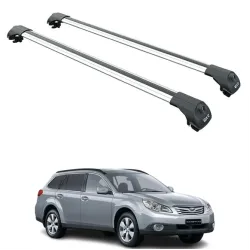 Багажник за Subaru Outback 5d MPV (IV/BM-BR - integrated railing) (2009-->2014) AERO BAR