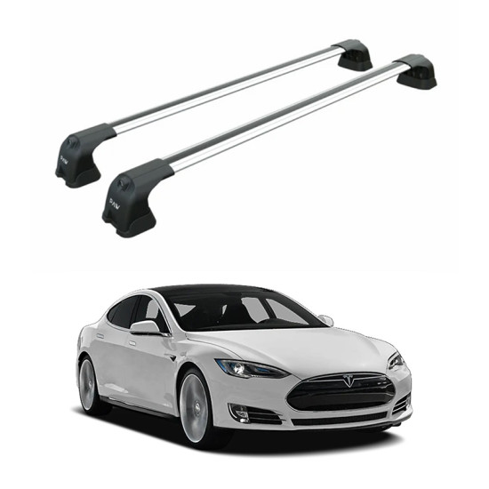 БАГАЖНИК ЗА TESLA MODEL S 5d. (fixpoint with glass roof) (2012-->2016) AERO BAR