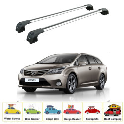 Багажник за Toyota Avensis Wagon/Cross Sport (III/T270 - fixpoint) (2009-->2019) AERO BAR