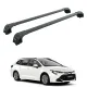 Багажник за Toyota Corolla Touring Sports (III/210 - integrated railing) (2018-->) AERO BAR BLACK