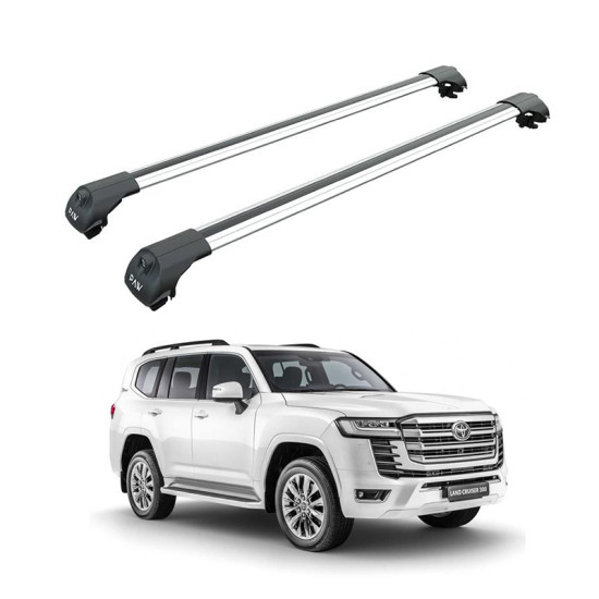 Багажник за Toyota Land Cruiser 5d (300 - railing) (2021-->) AERO BAR