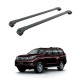 Багажник за Toyota Land Cruiser 5d (J150 - railing) (2010-->2023) AERO BAR BLACK