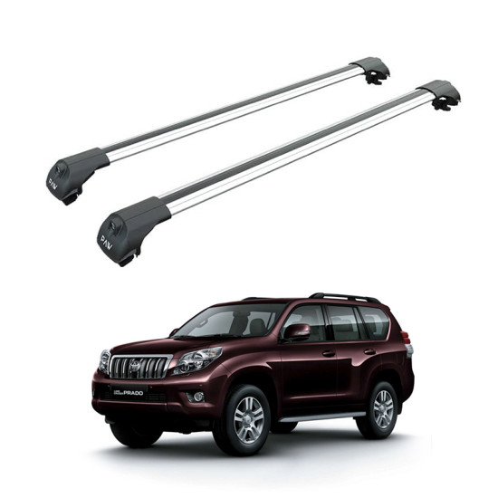 Багажник за Toyota Land Cruiser 5d (J150 - railing) (2010-->2023) AERO BAR