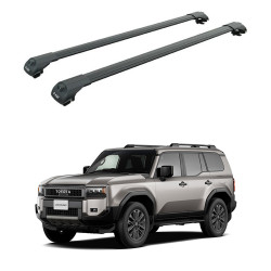 Багажник за Land Cruiser 5d (J250 - railing) (2023-->2025) AERO BAR BLACK