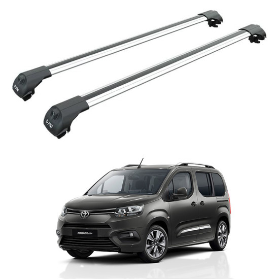 БАГАЖНИК ЗА Toyota ProAce City L1/L2 (I - railing) (2019-->) AERO BAR