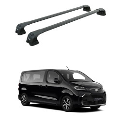 БАГАЖНИК ЗА Toyota ProAce Verso L0/L1/L2 (XS/M/XL - 3.4.5 fixpoint) (2016-->) AERO BAR BLACK