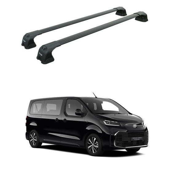 БАГАЖНИК ЗА Toyota ProAce Verso L0/L1/L2 (XS/M/XL - 3.4.5 fixpoint) (2016-->) AERO BAR BLACK