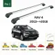 Багажник за Toyota RAV4 5d (IV/XA40 - railing) (2013-->2018) AERO BAR
