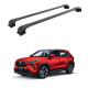 Багажник за Toyota Yaris Cross 5d (XP210 - integrated railing) (2020-->) AERO BAR BLACK