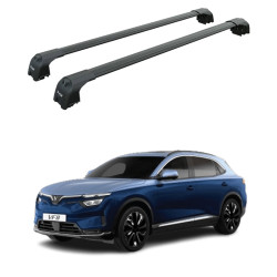 БАГАЖНИК ЗА VINFAST VF8 5d. SUV (integrated railing) (2022-->) AERO BAR BLACK