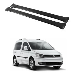 БАГАЖНИК за Volkswagen Caddy / Caddy Maxi (III.2 - railing) (2011-->2015) AERO BLACK