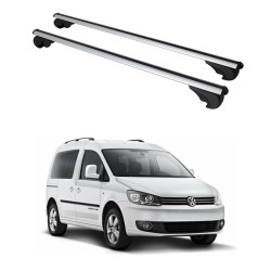 БАГАЖНИК за Volkswagen Caddy / Caddy Maxi (III.2 - railing) (2011-->2015) ALU