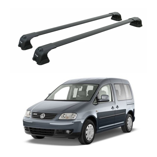 БАГАЖНИК за Volkswagen Caddy (III) (2004-->2011) AERO BAR BLACK