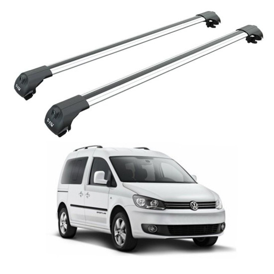 БАГАЖНИК за Volkswagen Caddy / Caddy Maxi (III.2 - railing) (2011-->2015) AERO BAR