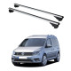 Багажник за Volkswagen Caddy / Caddy Maxi (IV - railing) (2015-->2020) ALU