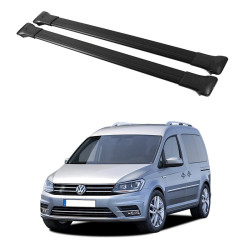 Багажник за Volkswagen Caddy / Caddy Maxi (IV - railing) (2015-->2020) AERO BLACK